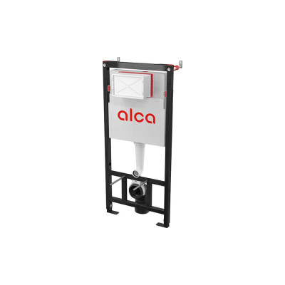 Инсталляция AlcaPlast AM101/1120 3 в 1 для унитаза с кнопкой смыва M70 белая