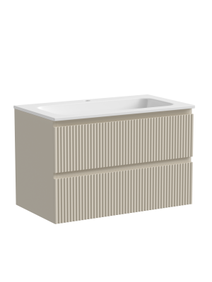 Тумба подвесная SANCOS Snob R 790х445х500, c двумя ящиками оснащенными доводчиками, Beige Soft , SNR80CE