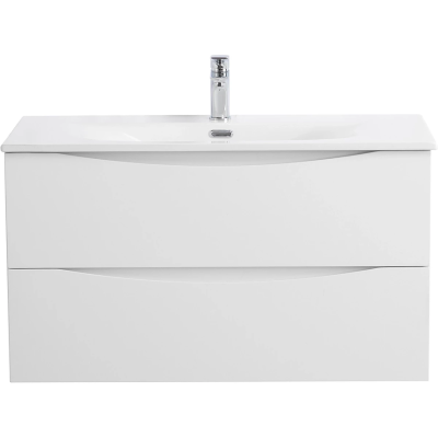 Тумба под раковину BelBagno Marino Bianco Opaco MARINO-CER-N-900-2C-SO-BO-P 89,6 см, подвесная, белый матовый