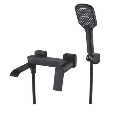 Смеситель для ванны однорычажный  Shevanik S4102H, Черный