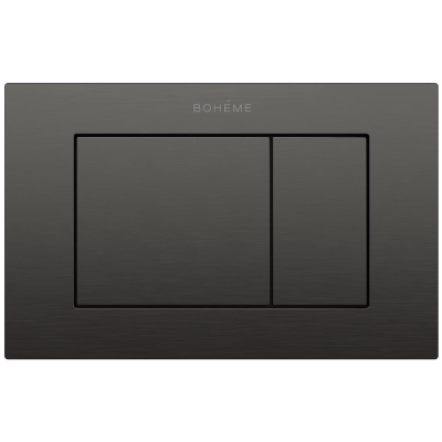 Кнопка смыва Boheme 650/2-GM для инсталляции, графит матовый