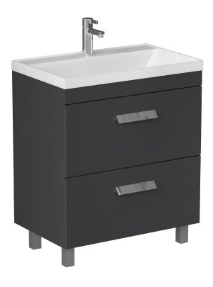 Тумба напольная Velvex Orlando 70, серый (tn.ORL.CLA.70.2Y графит)