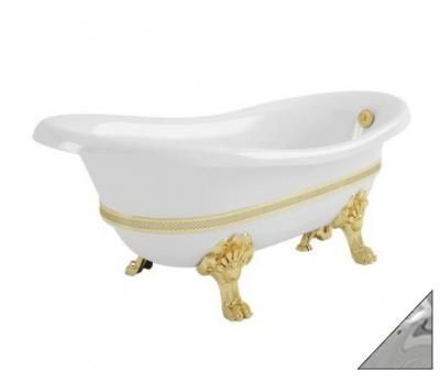 Ванна акриловая Migliori Bella ML.BLL-40.404.CR 170х80 хром, на лапах "MIGLIORE"