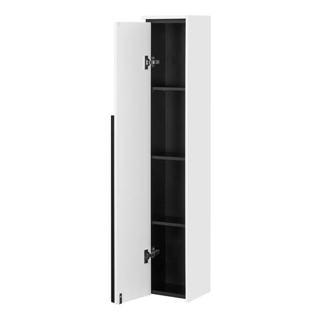 Шкаф-пенал Roca Aneto 857431806 23 L белый глянец/черная сторона левая