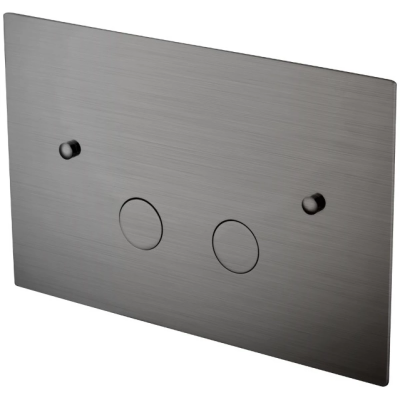 Кнопка смыва Boheme 647-GM для инсталляции, графит матовый