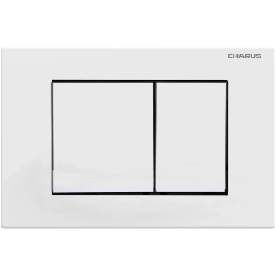 Кнопка смыва Charus Minimalista FP.310.12.01 для инсталляции, белый матовый