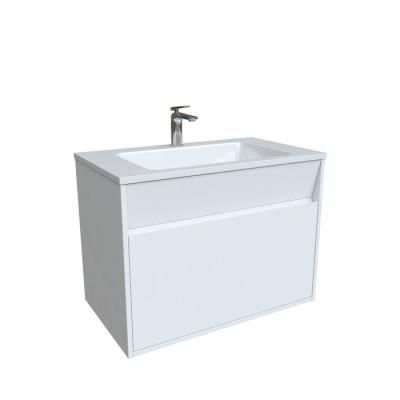 Тумба с умывальником IDDIS подвесная с ящиками белая Esper 80 см (ESMDP8DB0WGS0iFU95PLK)