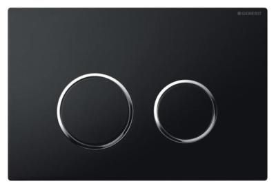 Кнопка смыва Geberit Kappa 21 115.240.KM.1 черный/матовый хром