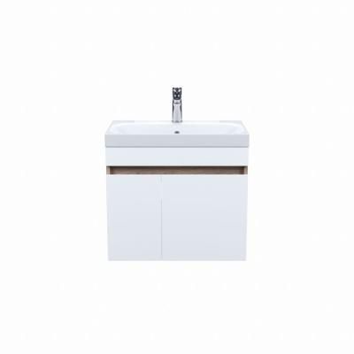 Тумба с умывальником IDDIS подвесная с дверцами 60 см белая/под дерево Zodiac (ZOPBD6ZZADSH0iJD95RPK)