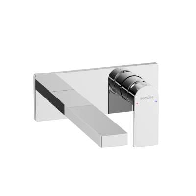 Смеситель для раковины SANCOS Studio c внутренней частью, хром,  SC9017CH