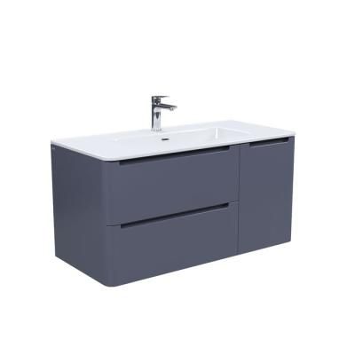 Тумба с умывальником, подвесная, 100 см, темно-серый, Edifice, IDDIS подходит умыв. 0101000i28 (EDWFI1HP0DRG0iXQ95IUK)