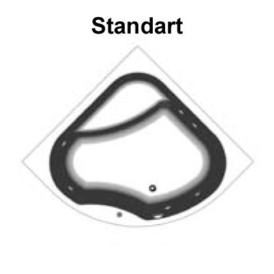 Акриловая ванна Kolpa San Swan 160х160