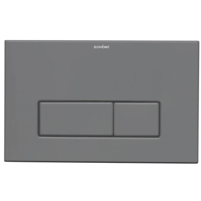 Кнопка смыва Boheme 669-GM для инсталляции, графит матовый