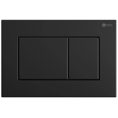 Кнопка смыва Point Ника PN44081BM для инсталляции, черный матовый
