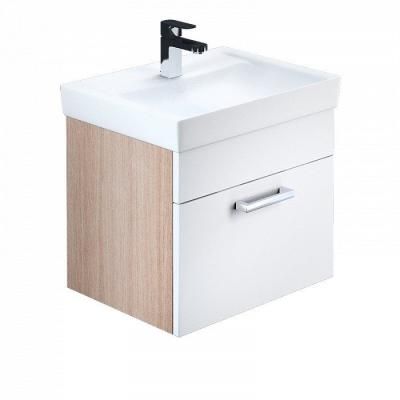 Тумба с раковиной IDDIS Mirro MIWIR5IX0WHK0iPH95XSK белый/дерево