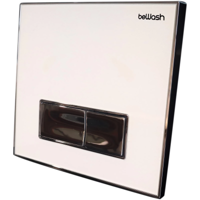 Кнопка смыва beWash Vago 500RZVP0500BYC000001 для инсталляции, белый/хром