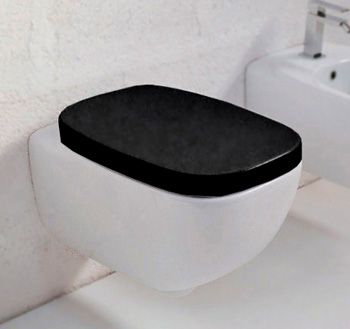 Унитаз подвесной Hidra Ceramica Dial  mini белый с черным