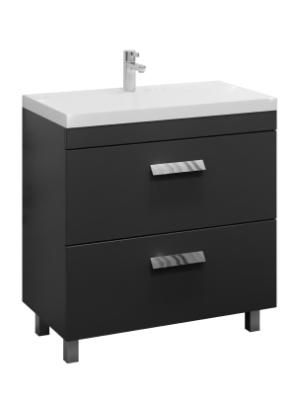 Тумба Velvex напольная Orlando 80, серый (tn.ORL.CLA.80.2Y графит)