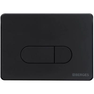 Кнопка смыва Berges Novum D5 040035 для инсталляции, черный матовый