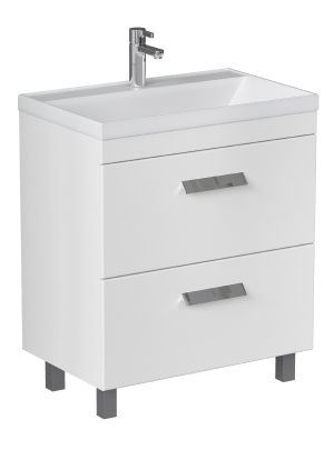 Тумба Velvex напольная Orlando 70, белый матовый (tn.ORL.CLA.70.2Y белый матовый)