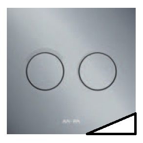 Кнопка смыва Am.Pm Inspire XS, белая, стекло