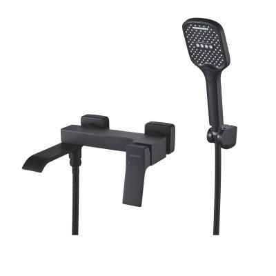 Смеситель для ванны однорычажный  Shevanik S4002H, Черный