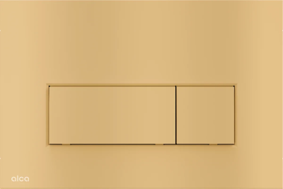 Кнопка смыва AlcaPlast M57-G-M для инсталляции, золотой матовый