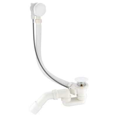 Слив-перелив (полуавтомат) Grocenberg GB240W, белый