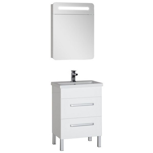 Тумба для комплекта Aquanet Лукка 60 белая