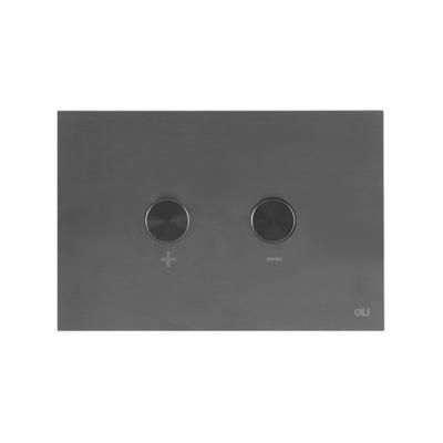 Кнопка смыва Oli Blink 882567 вороненная сталь