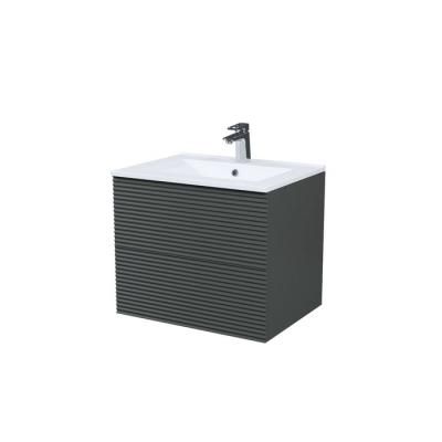 Тумба с умывальником IDDIS Bild подвесная, 60 см, темно-серый (BIZFL6UZ0GAI0iPP95WUK)