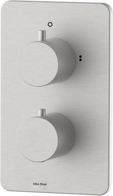 Смеситель для ванны Allen Brau Priority 5.JO3UMH12OK3-PJBNBF (с внутренней частью, 3 выхода) никель браш