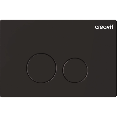 Кнопка смыва Creavit Terra GP9002.01 для инсталляции, черный матовый