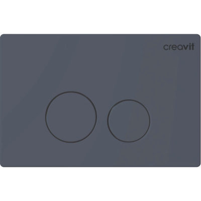 Кнопка смыва Creavit Terra GP9002.05 для инсталляции, базальт матовый