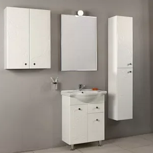 Зеркало со светильником Aquaton Лиана 1A162602LL010 60