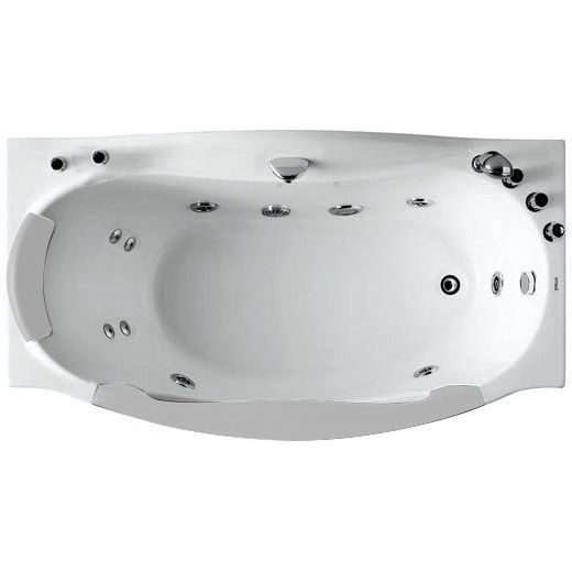 Акриловая ванна Gemy G9072 B R с гидромассажем