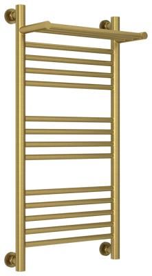 Полотенцесушитель водяной Сунержа Богема+ с 1 полкой 051-0223-8040 800x400 состаренная латунь