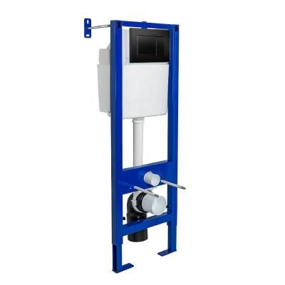 Система инсталляции для унитаза Berges Wasserhaus АТОМ 410 040332 черный Soft Touch