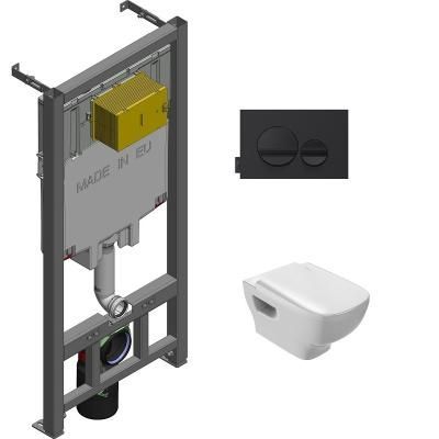 Комплект унитаз Jacob Delafon Struktura E21750RU-00 + инсталляция + кнопка + крышка