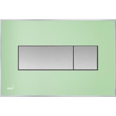 Кнопка смыва AlcaPlast  M1372 зеленая