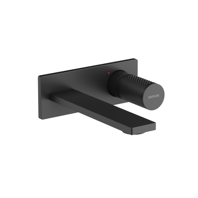 Смеситель для раковины SANCOS Nexus с внутренней частью, черный матовый,  SC9013MB