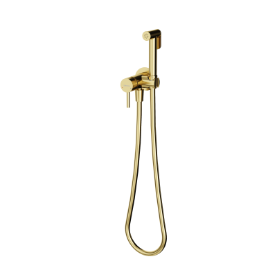 Гигиенический душ SANCOS Etna, с внутренней частью, со смесителем, брашированное золото, PVD покрытие,  SC9033BG