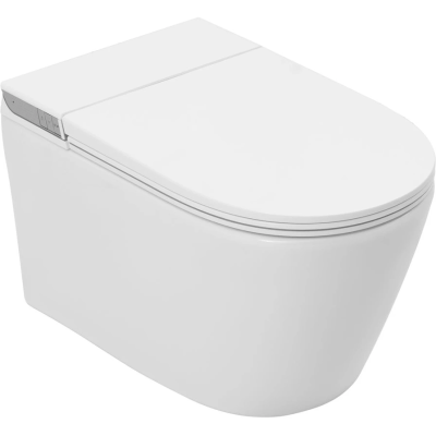 Электронный унитаз-биде подвесной Allen Brau Smart 4.I1001.20 безободковый, торнадо, с сиденьем микролифт, белый