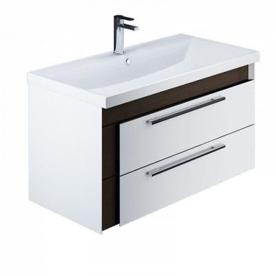 Тумба с раковиной IDDIS Color Plus COGAL9CN0WET0iYC95UGK белый/коричневый