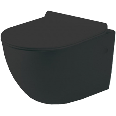Унитаз Vincea Globo VT1-14SMB (подвесной) матовый черный