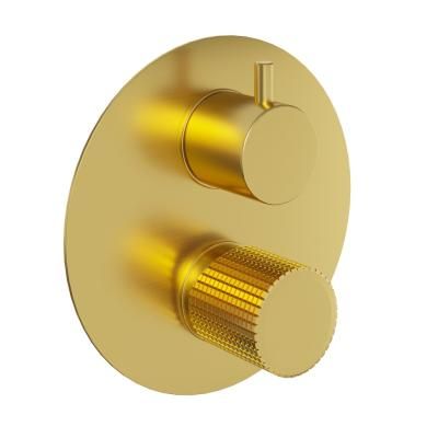 Смеситель для ванны Paini Cox Grip встраиваемый, матовое золото