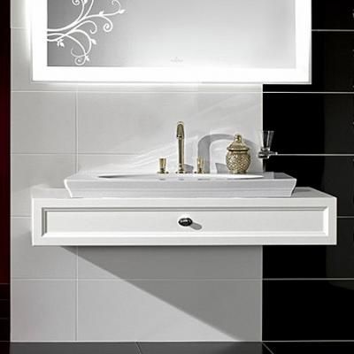 Тумба с раковиной Villeroy & Boch La Belle 135 белая, 1 ящик