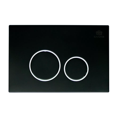 Кнопка смыва для инсталляции Ganzer GZ2751-C механическая цвет черный