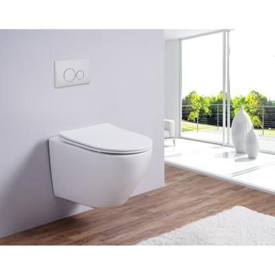 Унитаз подвесной Esbano Amapola безободковый, белый