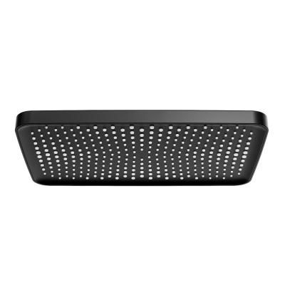 Лейка душевая верхняя Raglo тропический душ 340*220мм пластик/силикон, черный (R451.52.06)